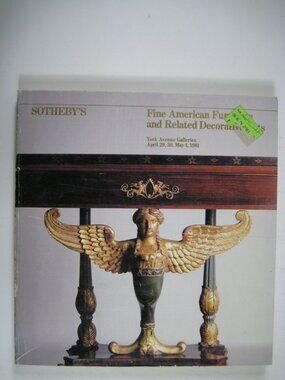Sothebys Fine American Furniture Catalog Charles-Honoré Lannuier 1981 4590Y FAIR